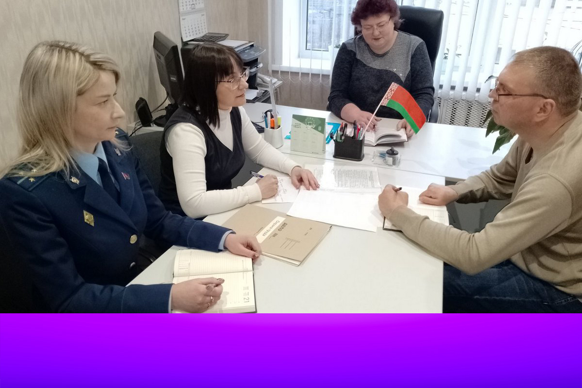 Профсоюзный правовой прием в Бешенковичском и Чашникском районах